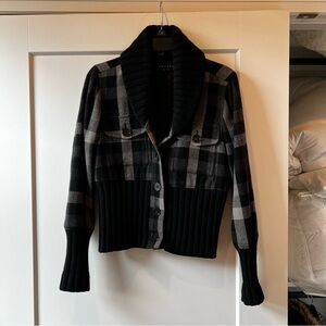 Theory plaid jacket